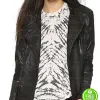 THE FATE OF THE FURIOUS CHARLIZE THERON (CIPHER) BLACK LEATHER JACKET