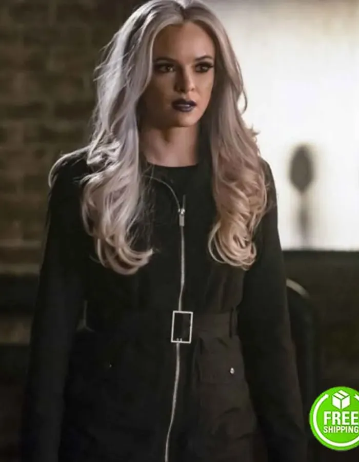THE FLASH SEASON 5 DANIELLE PANABAKER (CAITLIN SNOW) BLACK KILLER FROST JACKET THE FLASH SEASON 5 DANIELLE PANABAKER (CAITLIN SNOW) BLACK KILLER FROST JACKET