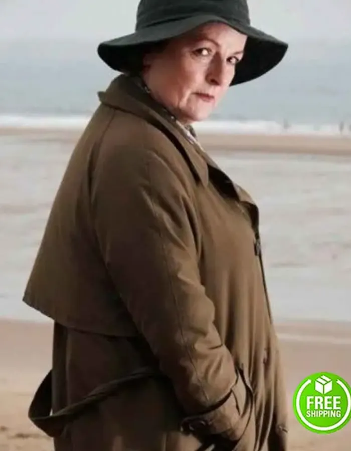 Vera Brenda Blethyn Vera Stanhope Brown Trench Coat