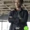 DEBRIS RIANN STEELE (FINOLA JONES) BLACK COTTON JACKET