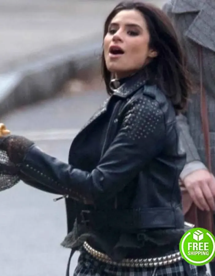 DOOM PATROL DIANE GUERRERO (CRAZY JANE) STUDDED BLACK LEATHER JACKET DOOM PATROL DIANE GUERRERO (CRAZY JANE) STUDDED BLACK LEATHER JACKET