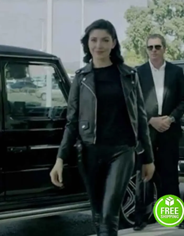 NO ESCAPE EMILIA ARES (VIKTORIA) BLACK LEATHER JACKET NO ESCAPE EMILIA ARES (VIKTORIA) BLACK LEATHER JACKET