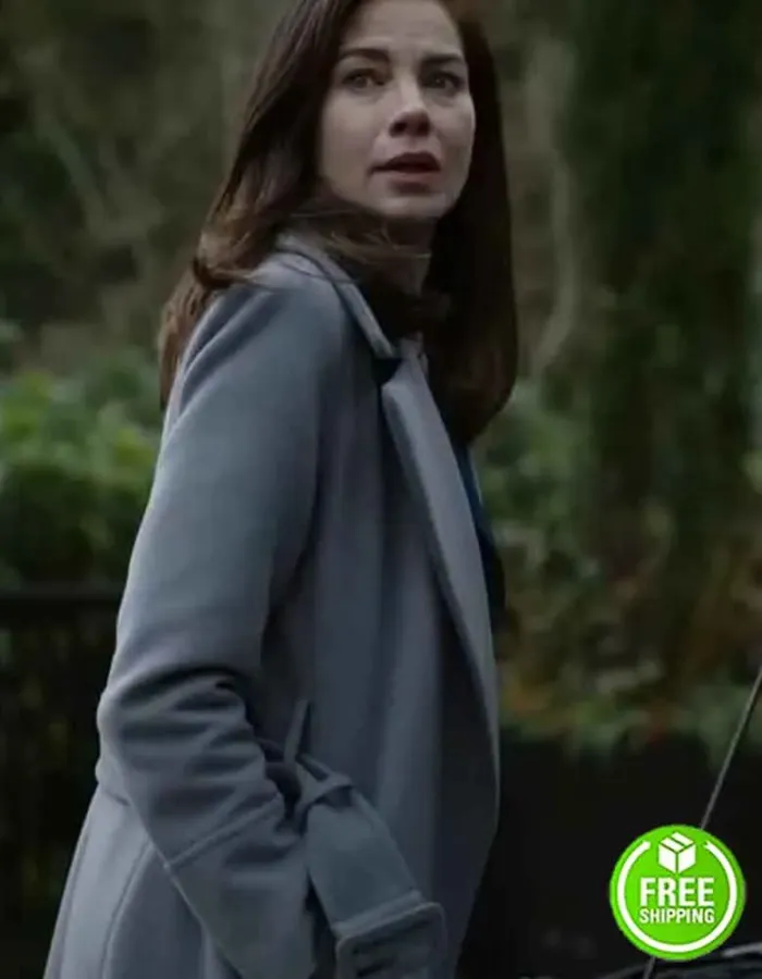 EVERY BREATH YOU TAKE MICHELLE MONAGHAN (GRACE) GREY WOOL COAT EVERY BREATH YOU TAKE MICHELLE MONAGHAN (GRACE) GREY WOOL COAT