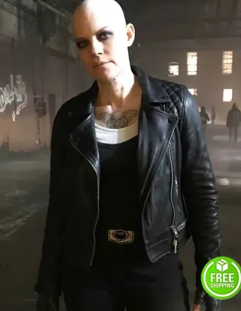 DOOM PATROL SEASON 2 STEPHANIE CZAJKOWSKI (HAMMERHEAD) BLACK LEATHER JACKET