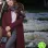 HOLLY & IVY JANEL PARRISH (MELODY KNAPP) MAROON WOOL TRENCH COAT