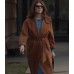 HUMAN CAPITAL MARISA TOMEI (CARRIE MANNING) BROWN WOOL COAT
