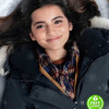 LET IT SNOW ISABELA MONER (JULIE) BLACK FUR HOODED COTTON JACKET