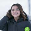 LET IT SNOW ISABELA MONER (JULIE) BLACK FUR HOODED COTTON JACKET