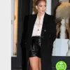 MARRY ME 2021 JENNIFER LOPEZ (KAT VALDEZ) BLACK WOOL COAT MARRY ME 2021 JENNIFER LOPEZ (KAT VALDEZ) BLACK WOOL COAT
