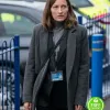 THE LINE OF DUTY SEASON 6 KELLY MACDONALD (JO DAVIDSON) GREY WOOL COAT