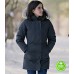LET IT SNOW ISABELA MONER (JULIE) BLACK FUR HOODED COTTON JACKET