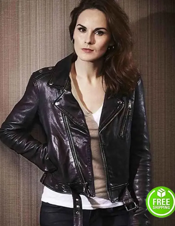 GOOD BEHAVIOR MICHELLE DOCKERY (LETTY RAINES) BLACK LEATHER JACKET