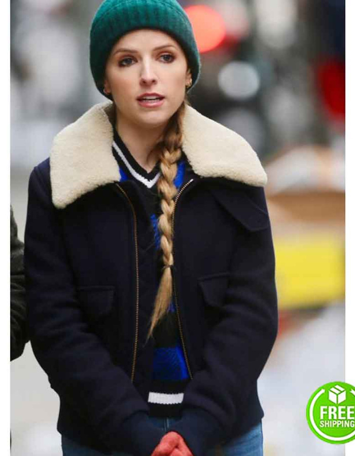 LOVE LIFE ANNA KENDRICK (DARBY) BLUE JACKET