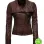 ARROW AUDREY MARIE ANDERSON (LYLA MICHAELS) BROWN LEATHER JACKET