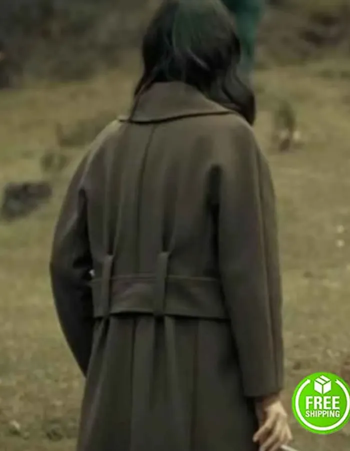 DARK DESIRE MAITE PERRONI (ALMA SOLARES) WOOL TRENCH COAT DARK DESIRE MAITE PERRONI (ALMA SOLARES) WOOL TRENCH COAT