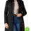 BATWOMAN SEASON 2 NICOLE KANG (MARY HAMILTON) BLACK COTTON COAT