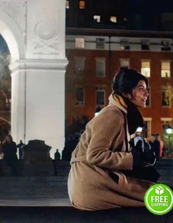 MASTER OF NONE ALESSANDRA MASTRONARDI (FRANCESCA) BROWN TRENCH COAT