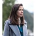 EVERY BREATH YOU TAKE MICHELLE MONAGHAN (GRACE) GREY WOOL COAT