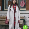 DASHING HOME FOR CHRISTMAS PANIZ ZADE (EMILY) WHITE TRENCH COAT DASHING HOME FOR CHRISTMAS PANIZ ZADE (EMILY) WHITE TRENCH COAT