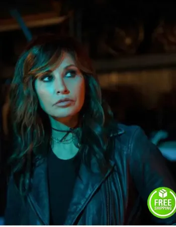 RIVERDALE GINA GERSHON (GLADYS JONES) BLACK LEATHER JACKET