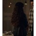 THE ROOKIE SEASON 2 SARAH SHAHI (JESSICA RUSSO) BLACK LEATHER BLAZER