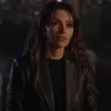 THE ROOKIE SEASON 2 SARAH SHAHI (JESSICA RUSSO) BLACK LEATHER BLAZER THE ROOKIE SEASON 2 SARAH SHAHI (JESSICA RUSSO) BLACK LEATHER BLAZER
