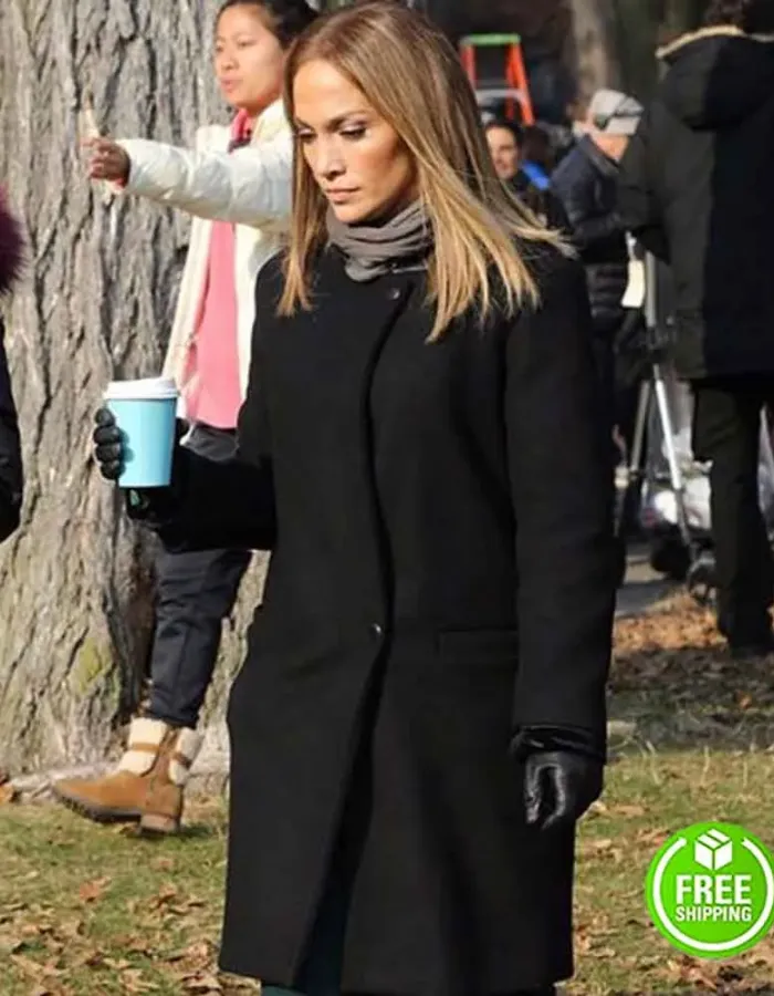 SECOND ACT JENNIFER LOPEZ (MAYA) BLACK COAT SECOND ACT JENNIFER LOPEZ (MAYA) BLACK COAT