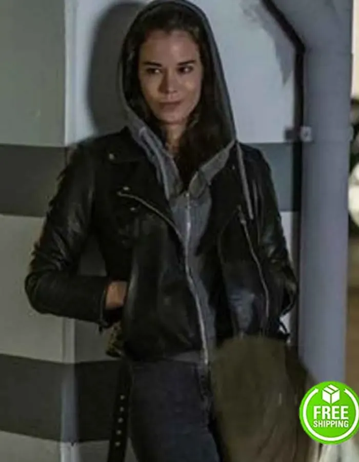 DEVILS LAIA COSTA (SOFIA FLORES) BLACK LEATHER JACKET DEVILS LAIA COSTA (SOFIA FLORES) BLACK LEATHER JACKET