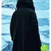 DEADWIND PIHLA VIITALA (SOFIA KARPPI) HOODED BLACK COTTON COAT DEADWIND PIHLA VIITALA (SOFIA KARPPI) HOODED BLACK COTTON COAT
