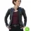 SUPERGIRL CHYLER LEIGH (ALEX DANVERS) BLACK LEATHER JACKET