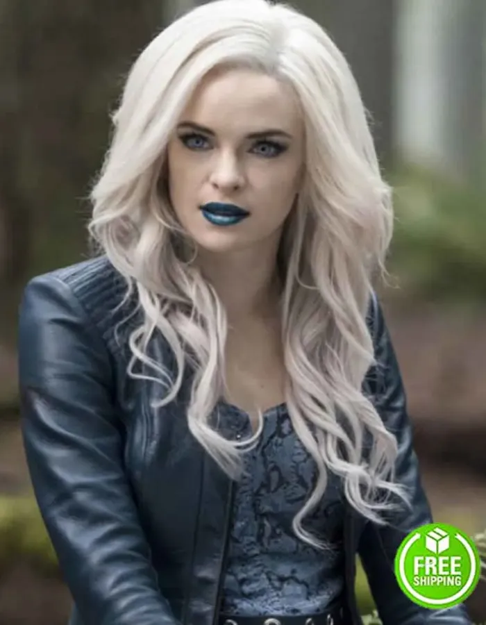 THE FLASH DANIELLE PANABAKER (CAITLIN SNOW) BLACK LEATHER JACKET