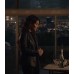 THE ROOKIE SEASON 2 SARAH SHAHI (JESSICA RUSSO) BLACK LEATHER BLAZER