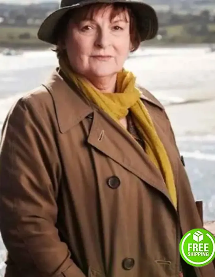 Vera Brenda Blethyn Vera Stanhope Brown Trench Coat