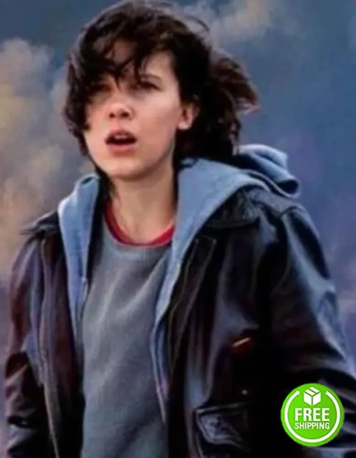 Godzilla Millie Bobby Brown (Madison Russell) Leather Jacket