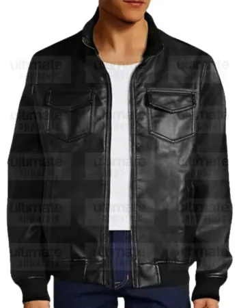 Brooklyn Nine-nine Andy Samberg (Jake Peralta) Black Leather Jacket