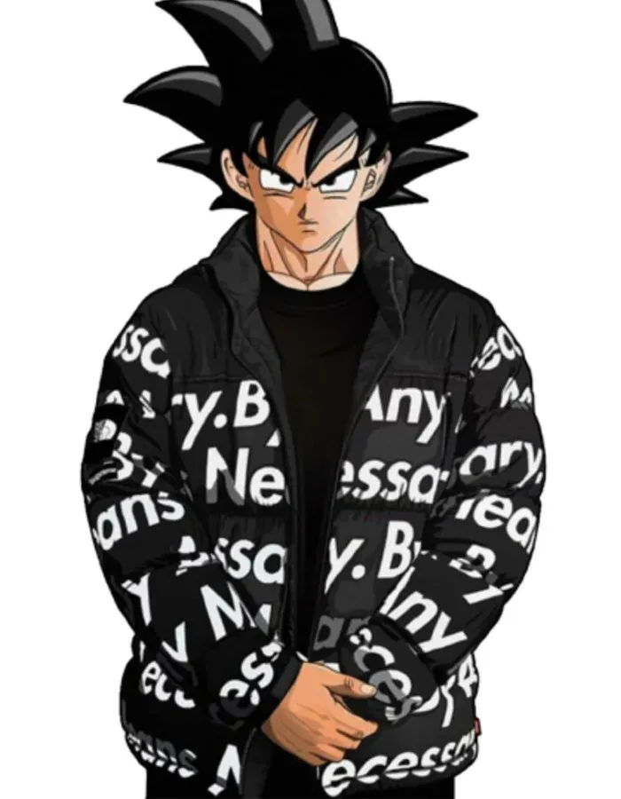 Dragon Ball Z Goku Drip Puffer Jacket Dragon Ball Z Goku Drip Puffer Jacket