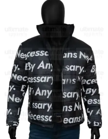 Dragon Ball Z Goku Drip Puffer Jacket