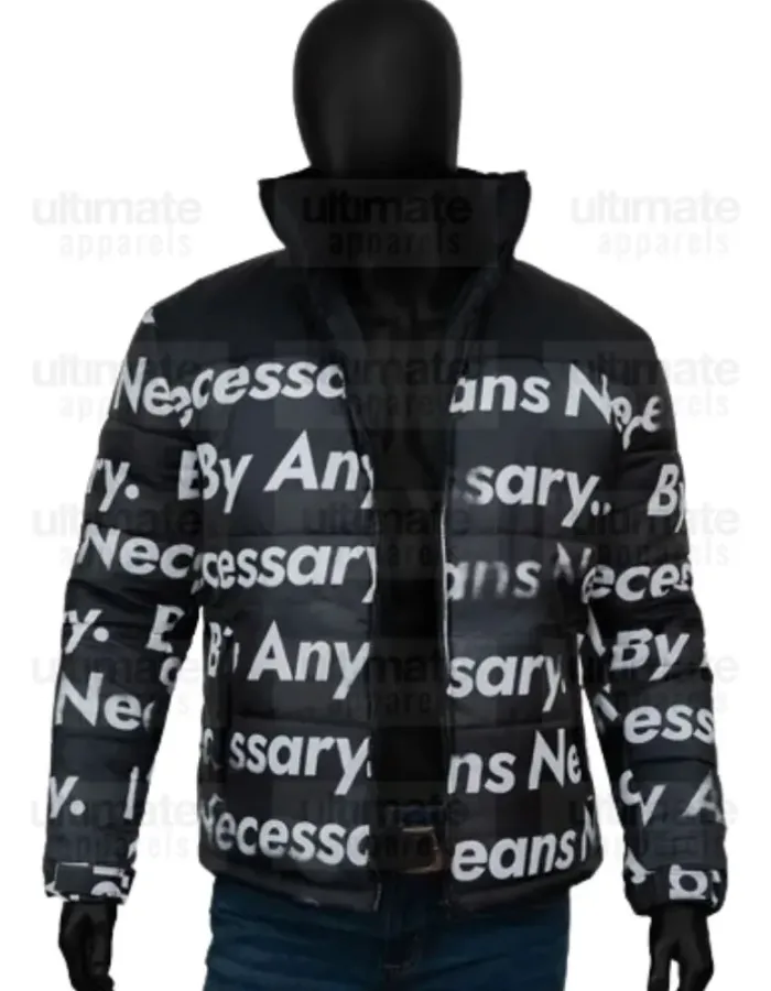 Dragon Ball Z Goku Drip Puffer Jacket Dragon Ball Z Goku Drip Puffer Jacket