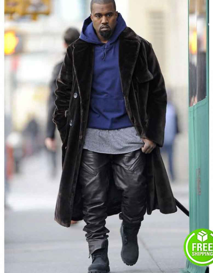KANYE WEST BLACK LEATHER PANT KANYE WEST BLACK LEATHER PANT