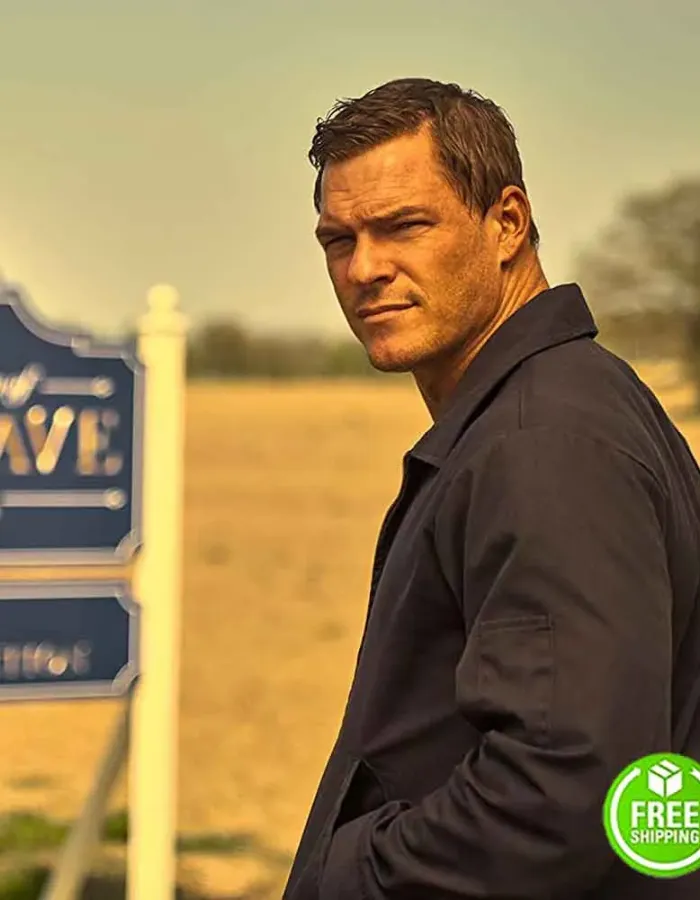Reacher Alan Ritchson (Jack Reacher) Black Jacket
