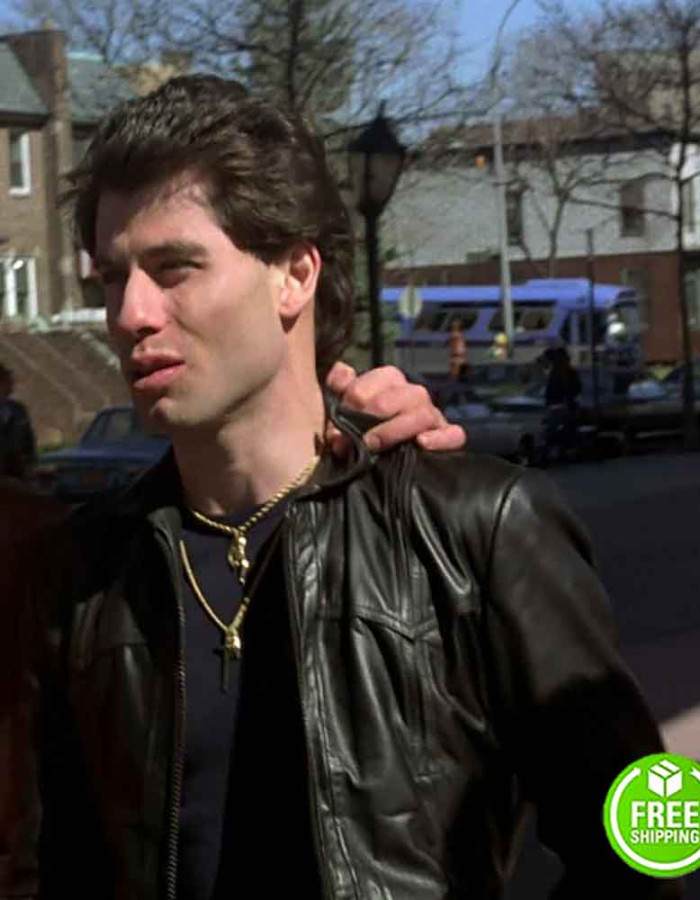 SATURDAY NIGHT FEVER JOHN TRAVOLTA (TONY MANERO) LEATHER JACKET