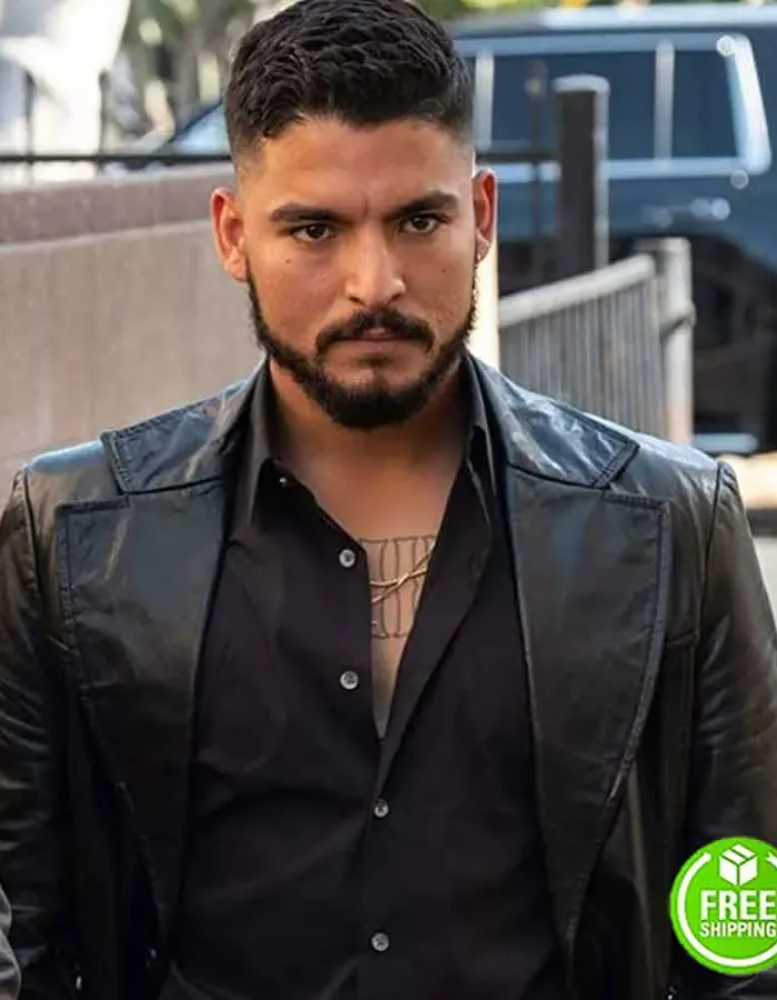 THE TAX COLLECTOR BOBBY SOTO (DAVID) LEATHER JACKET