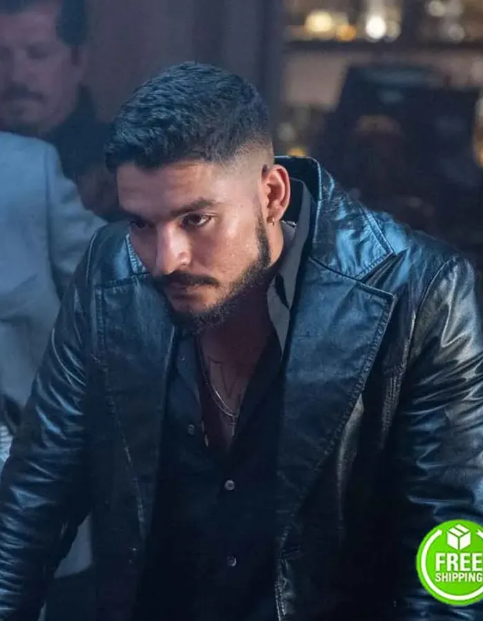 THE TAX COLLECTOR BOBBY SOTO (DAVID) LEATHER JACKET