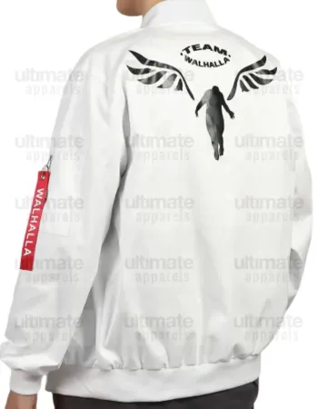 Tokyo Revengers Kazutora Hanemiya (Joe Zieja) White Cotton Bomber Jacket Tokyo Revengers Kazutora Hanemiya (Joe Zieja) White Cotton Bomber Jacket