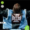 Vintage WWE Triple H Denim Leather Jacket