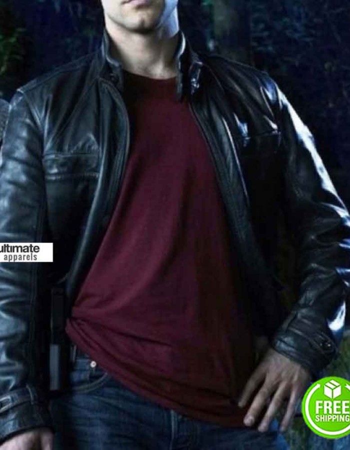 Grimm Nick Burkhardt (David Giuntoli) Black Jacket Grimm Nick Burkhardt (David Giuntoli) Black Jacket