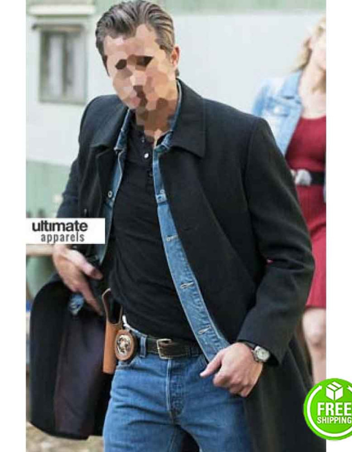 Justified Raylan Givens (Timothy Olyphant) Trench Jacket/Coat