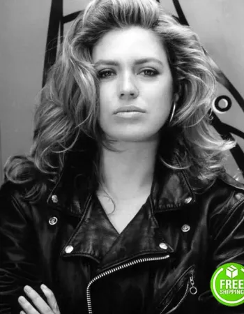 BASIC INSTINCT LEILANI SARELLE (ROXY HARDY) LEATHER JACKET