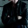 Adam Pålsson Young Wallander Black Leather Bomber Jacket Adam Pålsson Young Wallander Black Leather Bomber Jacket