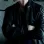Adam Pålsson Young Wallander Black Leather Bomber Jacket